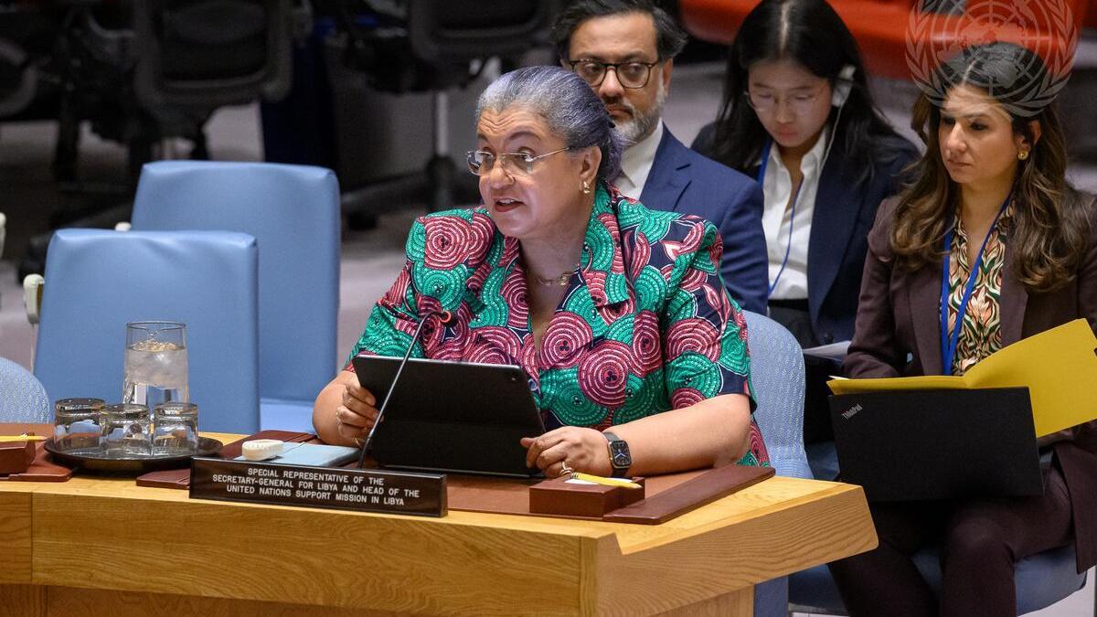 Hanna Serwaa Tetteh, Special Representative of the Secretary-General for Libya and Head of the United Nations Support Mission in Libya (UNSMIL), briefs the Security Council meeting on the situation in Libya.