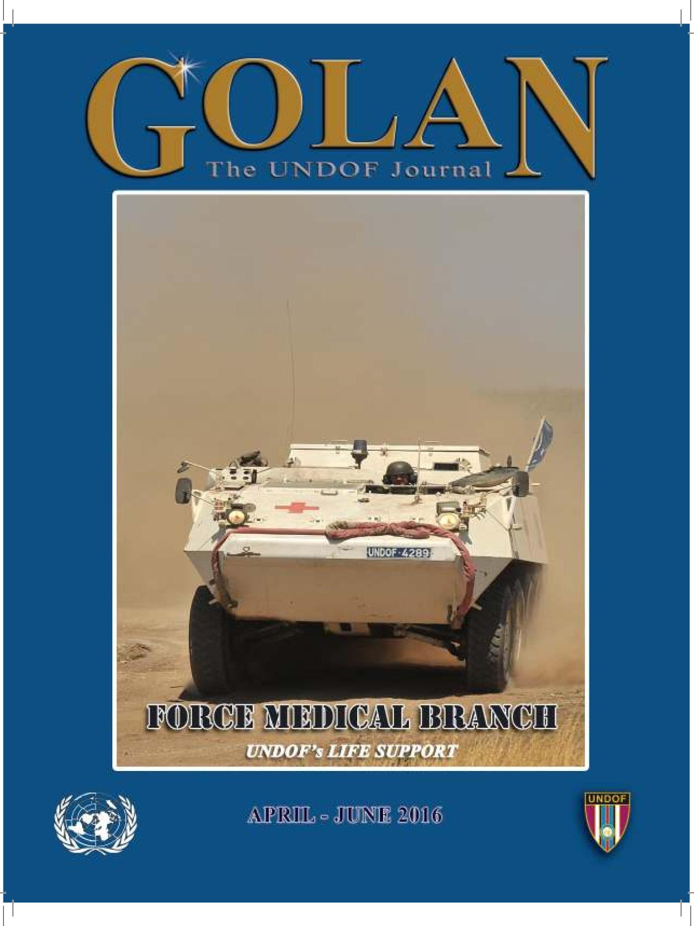 Golan Journal 147, April - June 2016